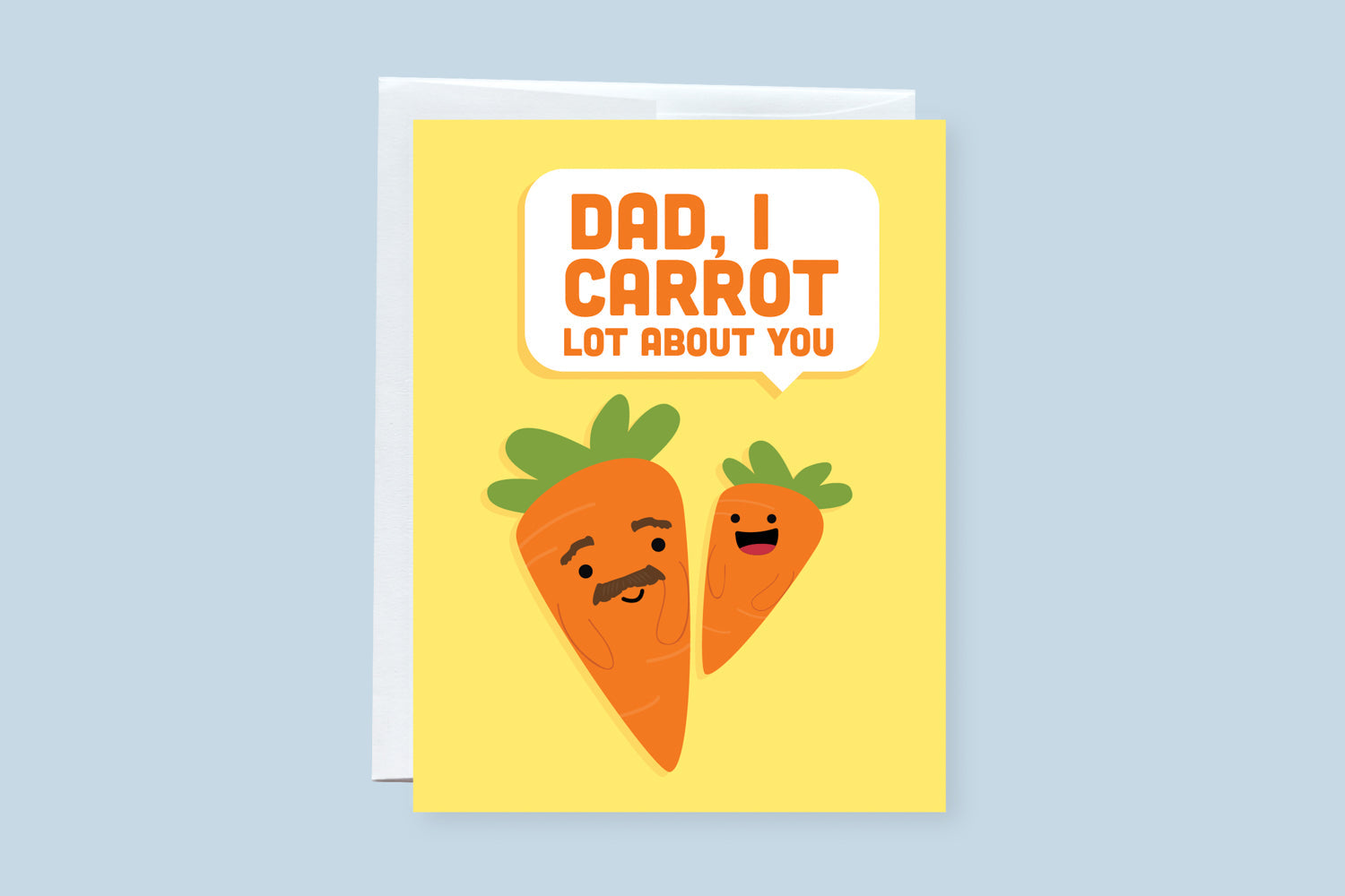 Dad, I Carrot Lot About You Greeting Card - CVC1340CARR – craftedvan
