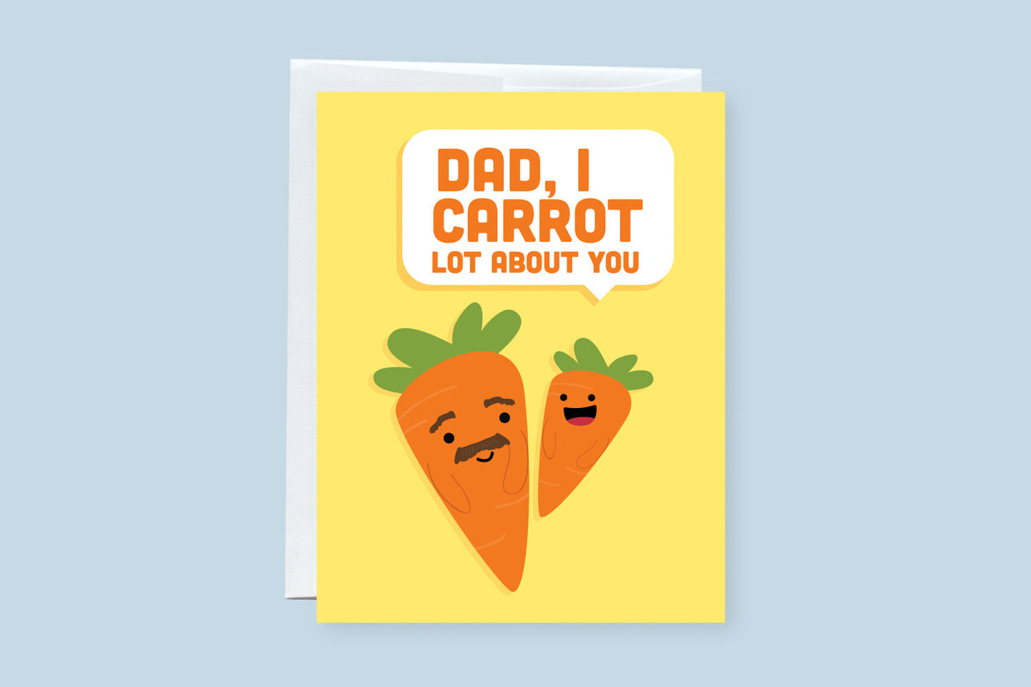 Dad, I Carrot Lot About You Greeting Card - CVC1340CARR
