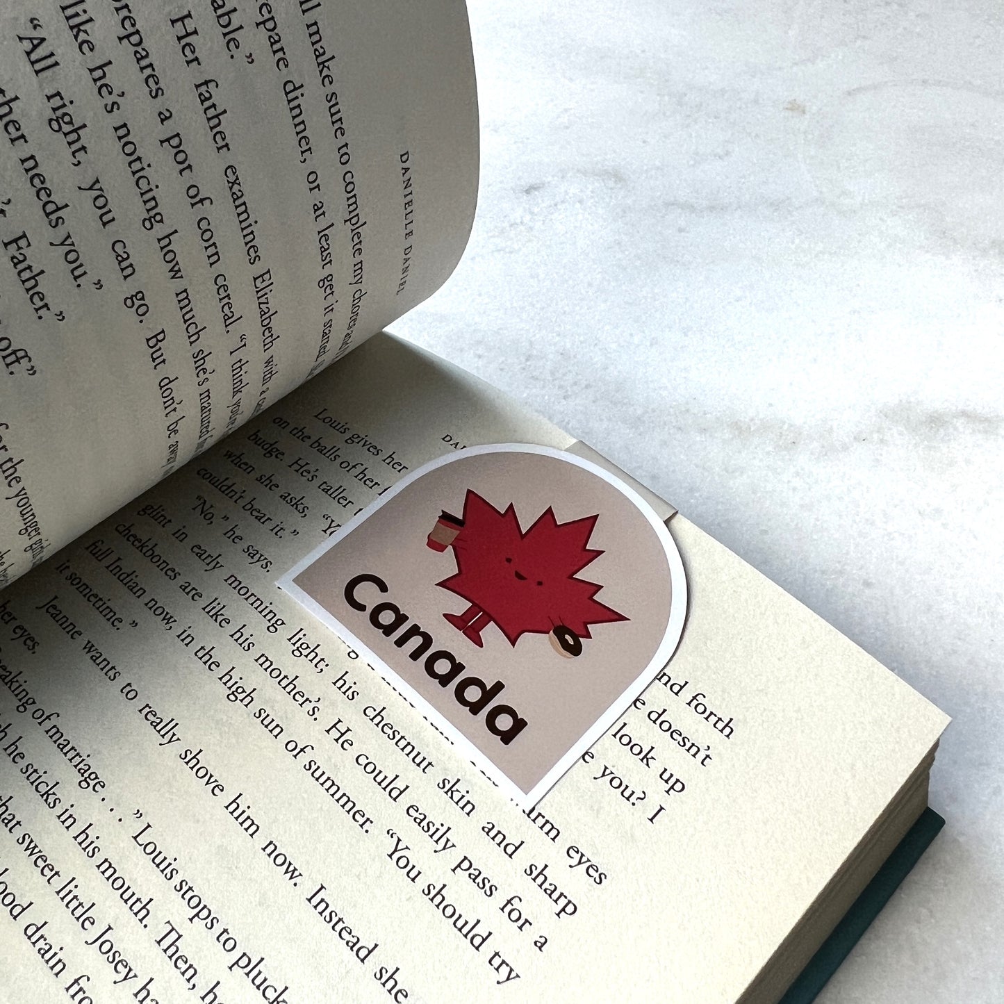 Oh Canada Maple Leaf Magnetic Bookmark - Timmies Coffee (Jumbo)