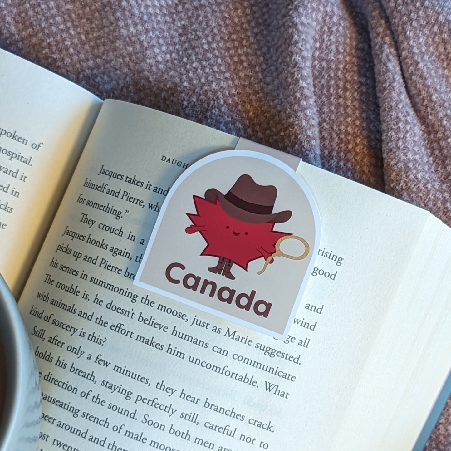 Oh Canada Maple Leaf Magnetic Bookmark - Calgary Stampede (Jumbo)