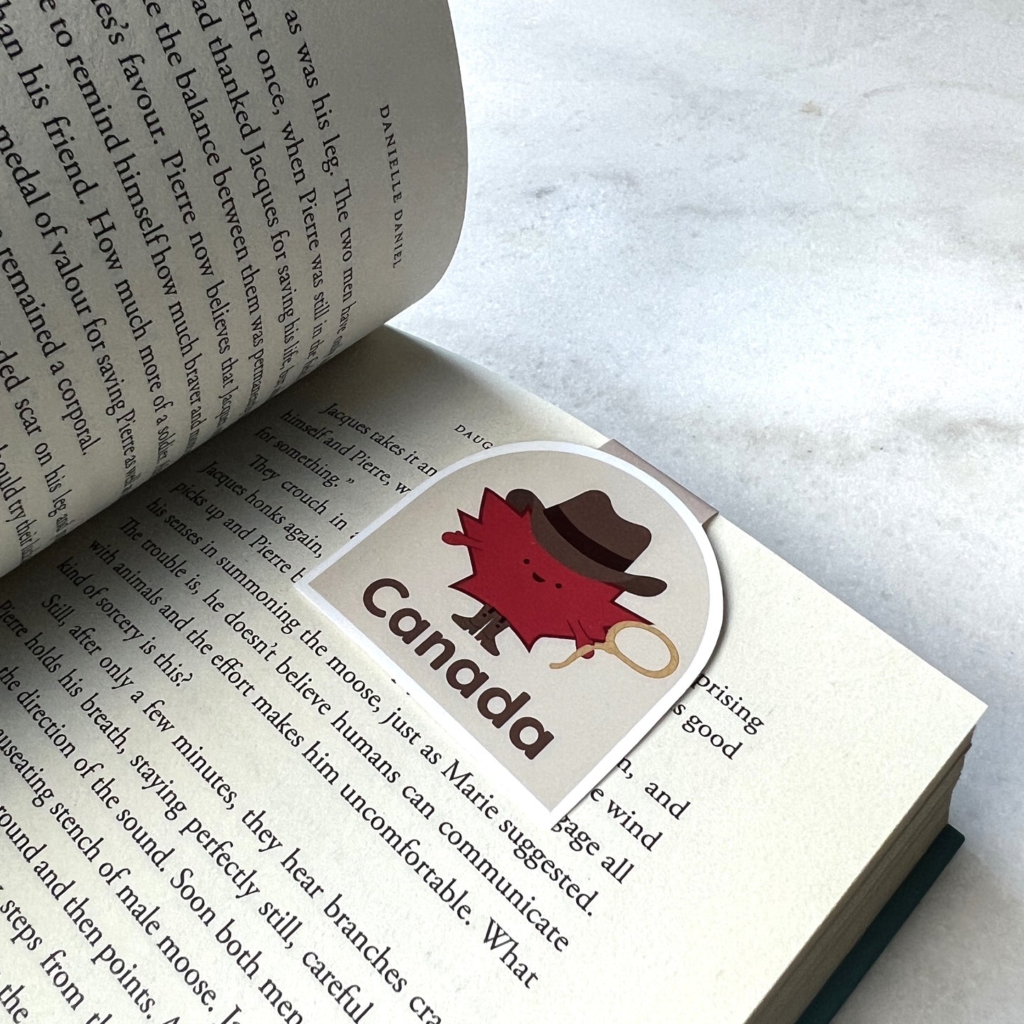 Oh Canada Maple Leaf Magnetic Bookmark - Calgary Stampede (Jumbo)