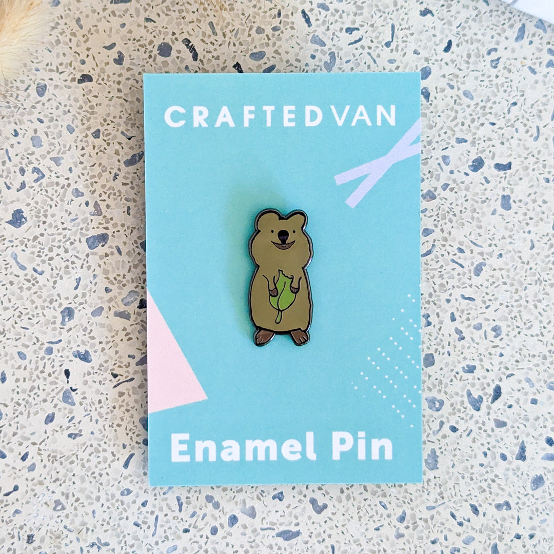 Quokka Enamel Pin