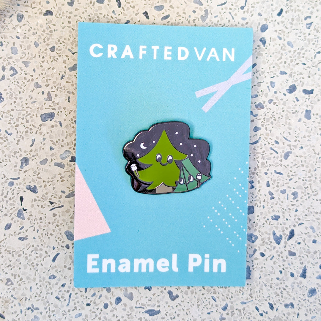 Camping Forest Enamel Pin