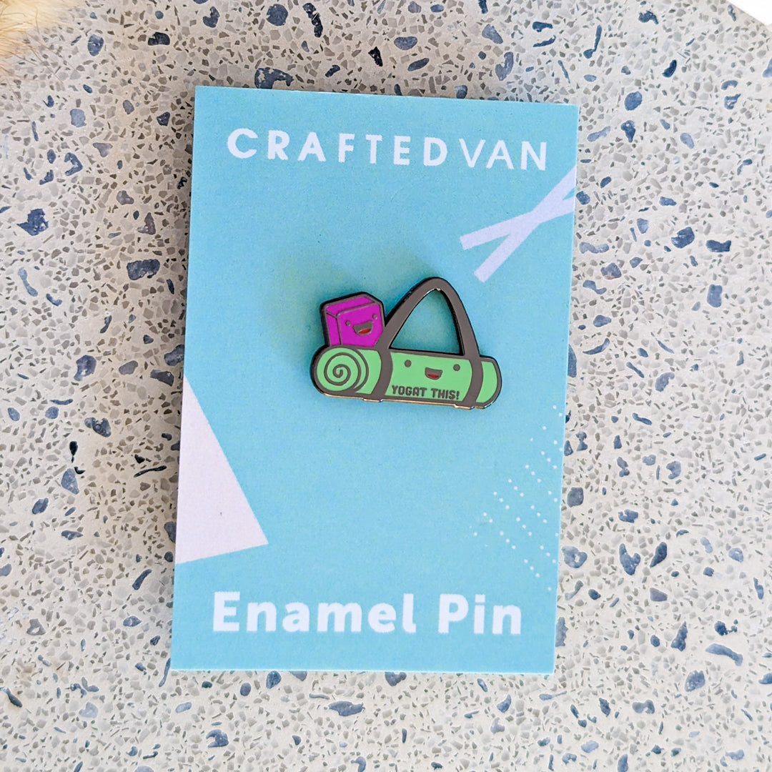 Yoga Enamel Pin