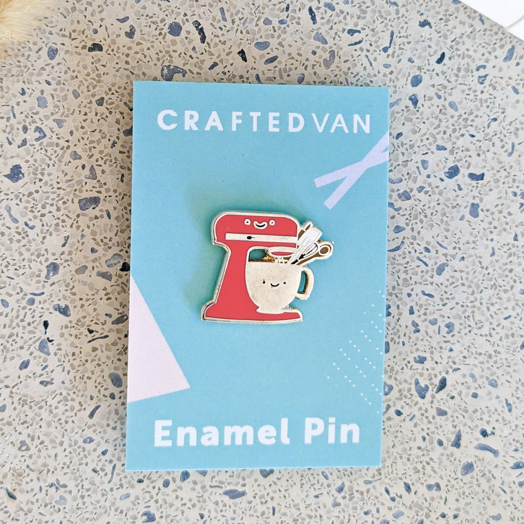 Kitchen Mixer Enamel Pin