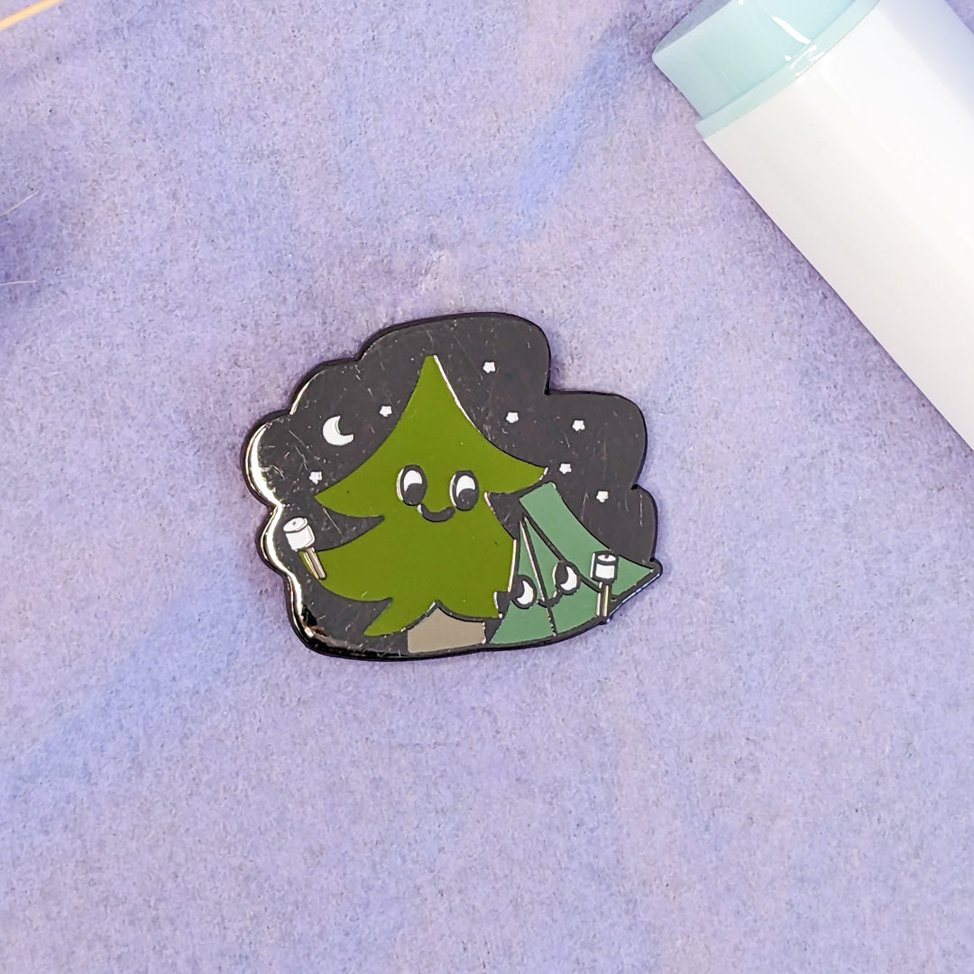 Camping Forest Enamel Pin