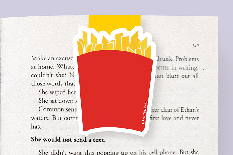 Fries Magnetic Bookmark (Jumbo)