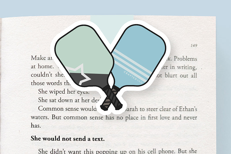 Pickle Ball Magnetic Bookmark (Jumbo)