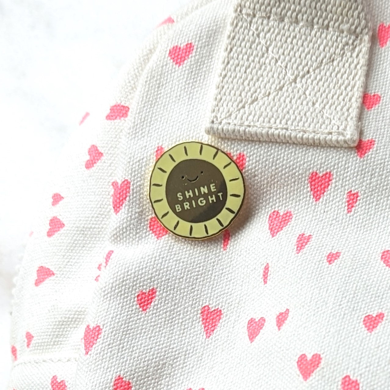 Shine Bright Sunshine Enamel Pin