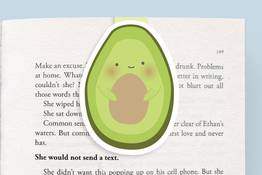 Avocado Magnetic Bookmark (Jumbo)