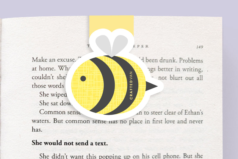 Bee Magnetic Bookmark (Jumbo)