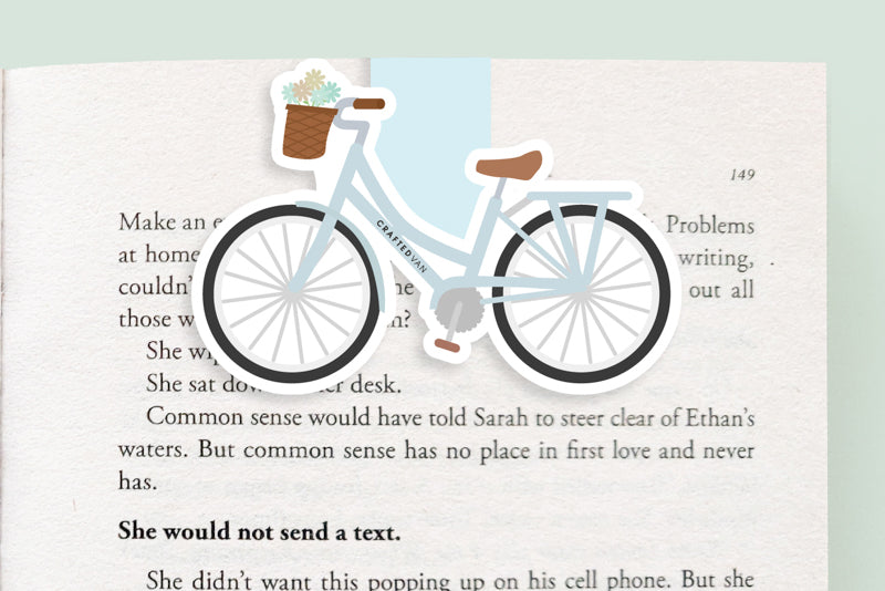 Bicycle Magnetic Bookmark (Jumbo)