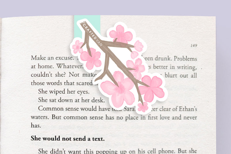 Cherry Blossom Magnetic Bookmark (Jumbo)