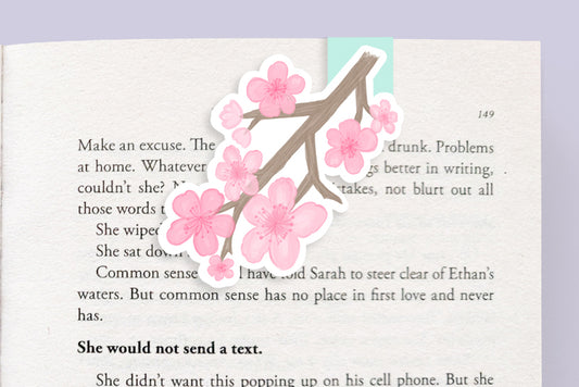 Cherry Blossom Magnetic Bookmark (Jumbo)