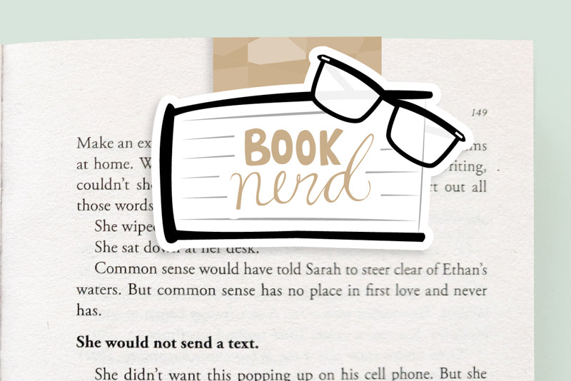 Booknerd Magnetic Bookmark (Jumbo)