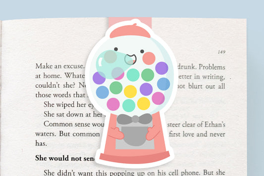 Bubble Gum Machine Magnetic Bookmark (Jumbo)