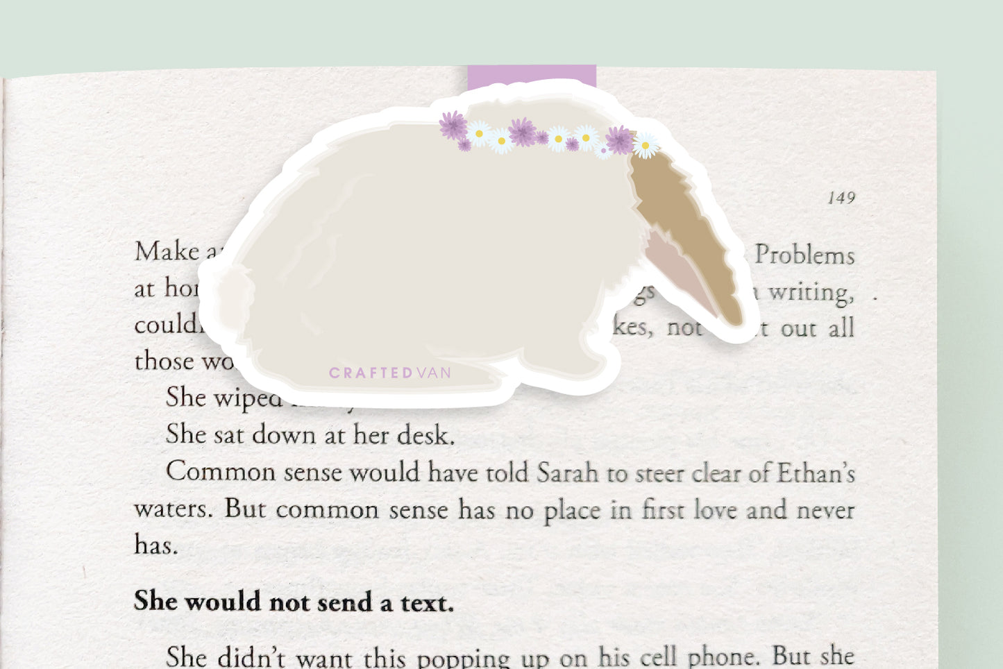 Bunny Magnetic Bookmark (Jumbo)