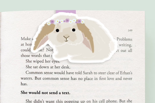 Bunny Magnetic Bookmark (Jumbo)