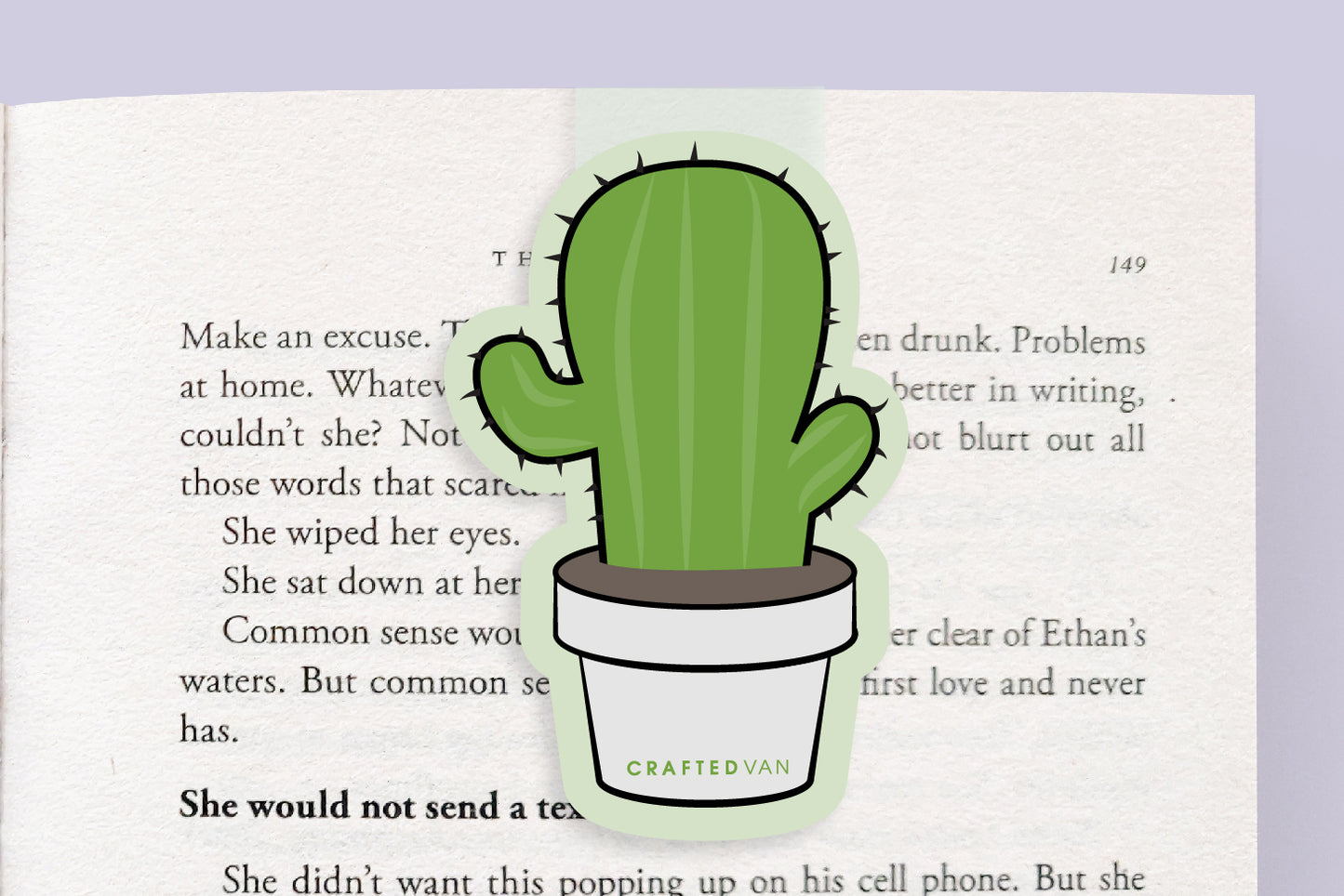Cactus Magnetic Bookmark (Jumbo)