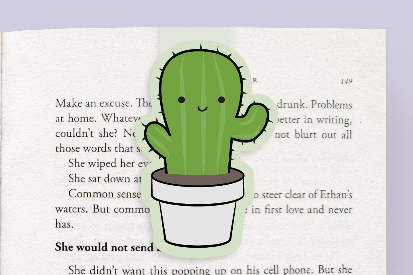 Cactus Magnetic Bookmark (Jumbo)