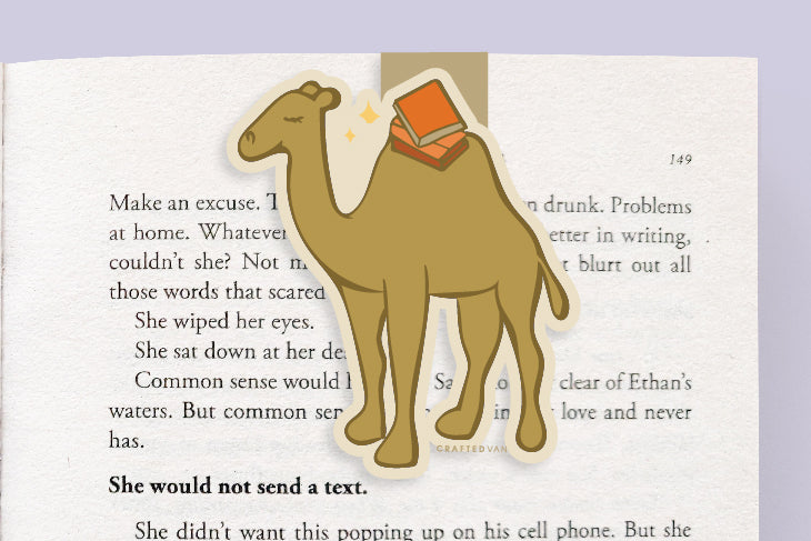 Camel Magnetic Bookmark (Jumbo)