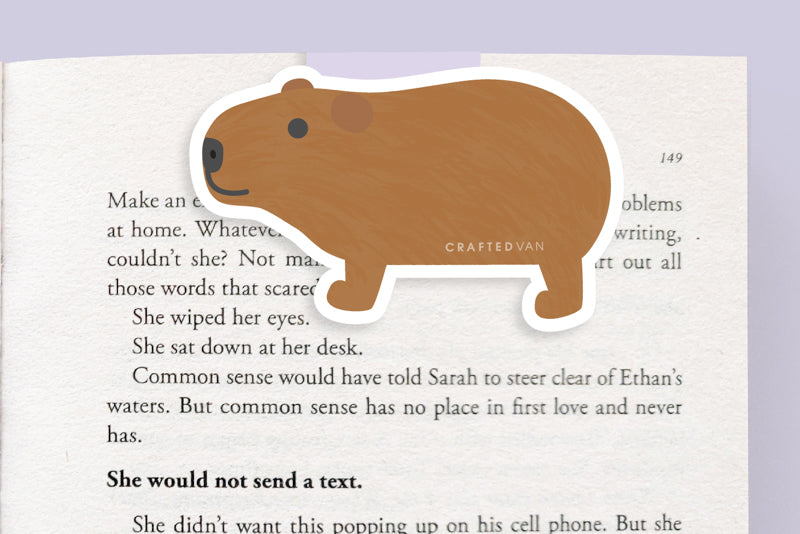 Capybara Magnetic Bookmark (Jumbo)