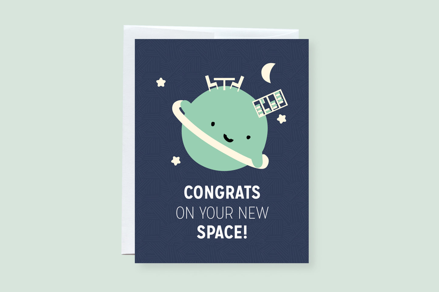 New Space Punny Greeting Card