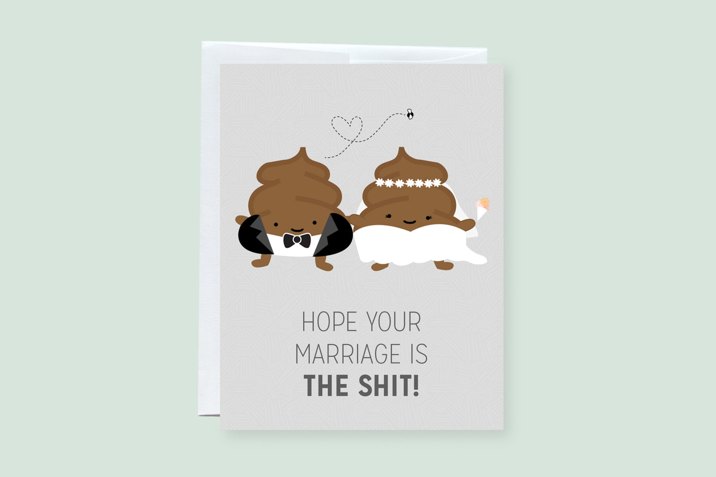 Wedding Poop (The Shit) Punny Greeting Card