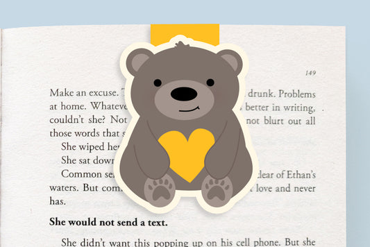 Bear Magnetic Bookmark (Jumbo)