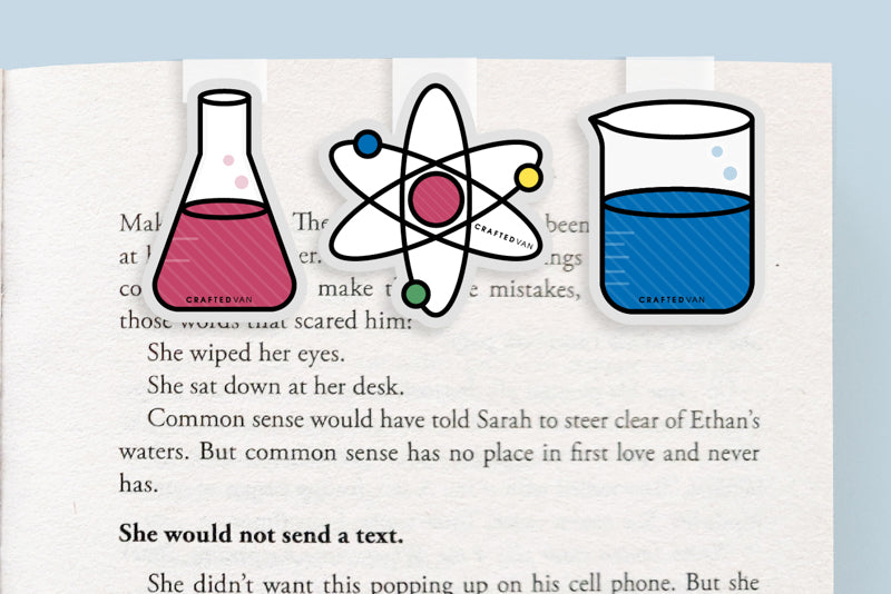 Chemistry Mini Magnetic Bookmarks (Mini 3 Pack)