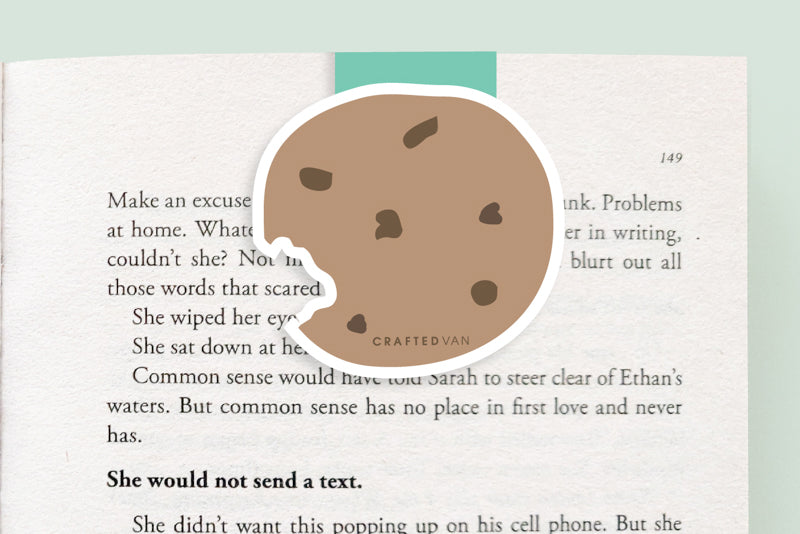 Cookie Holding Milk Magnetic Bookmark (Jumbo)