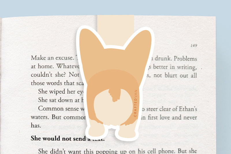 Corgi Dog Magnetic Bookmark (Jumbo)