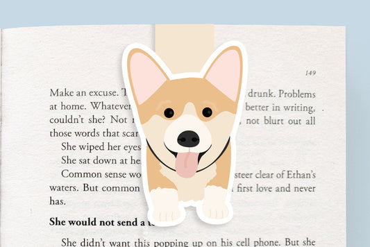 Corgi Dog Magnetic Bookmark (Jumbo)