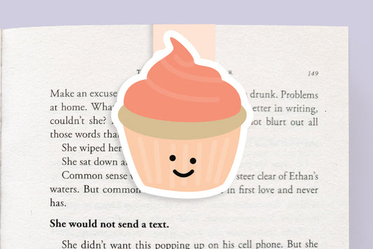 Cupcake Magnetic Bookmark (Jumbo)