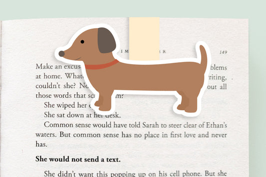 Dachshund Dog Magnetic Bookmark (Jumbo)