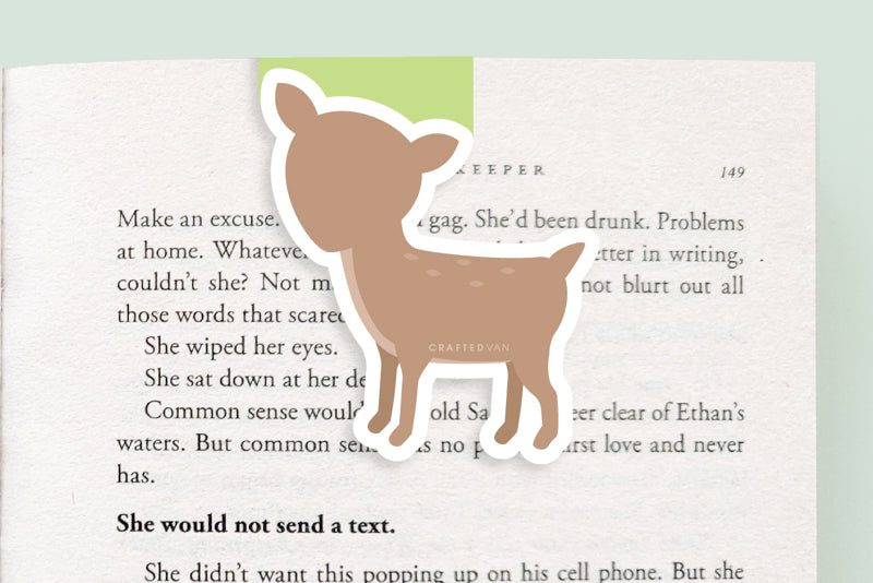 Deer Magnetic Bookmark (Jumbo)
