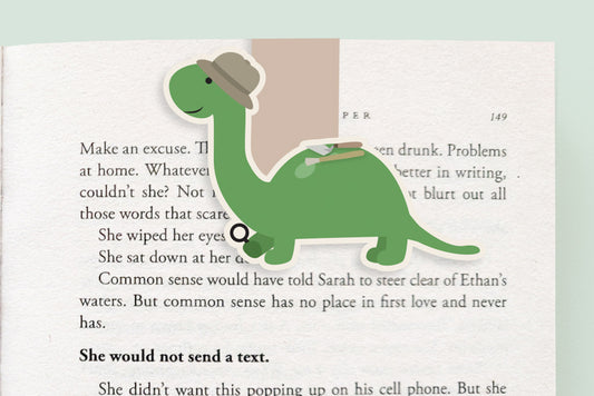 Dino (Brontosaurus) Magnetic Bookmark (Jumbo)