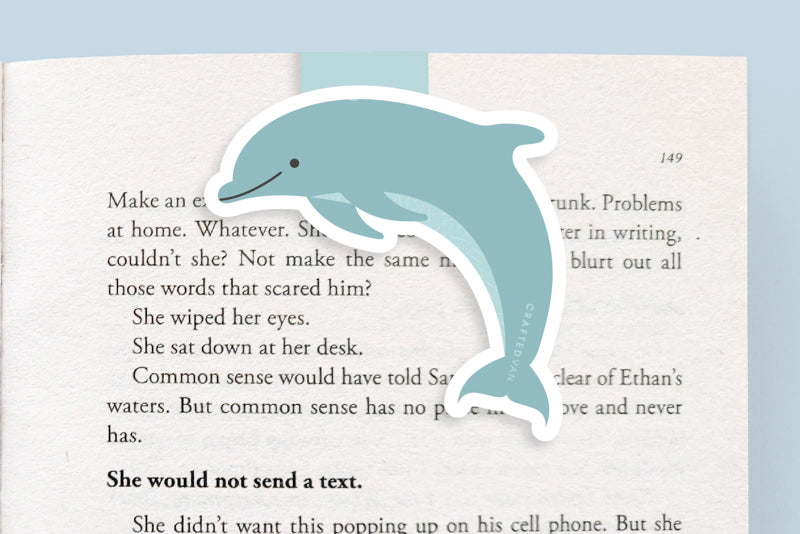 Dolphin Magnetic Bookmark (Jumbo)