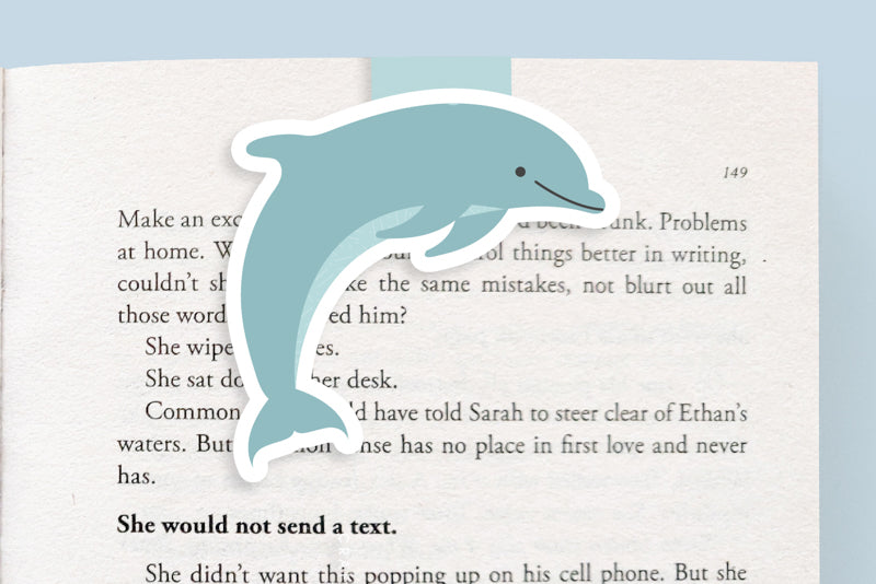 Dolphin Magnetic Bookmark (Jumbo)