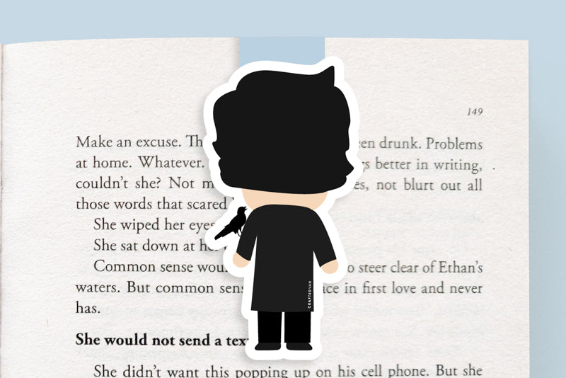 Edgar Allen Poe Magnetic Bookmark (Jumbo)