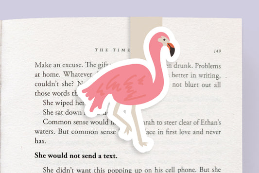 Flamingo Magnetic Bookmark (Jumbo)
