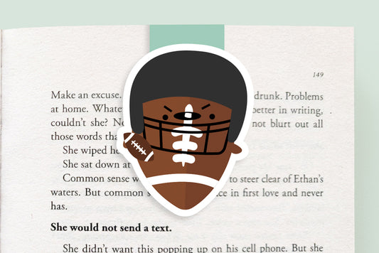Football Magnetic Bookmark (Jumbo)