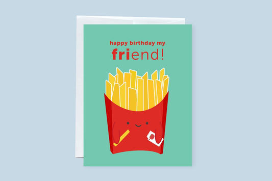 Happy Birthday My Friend Greeting Card