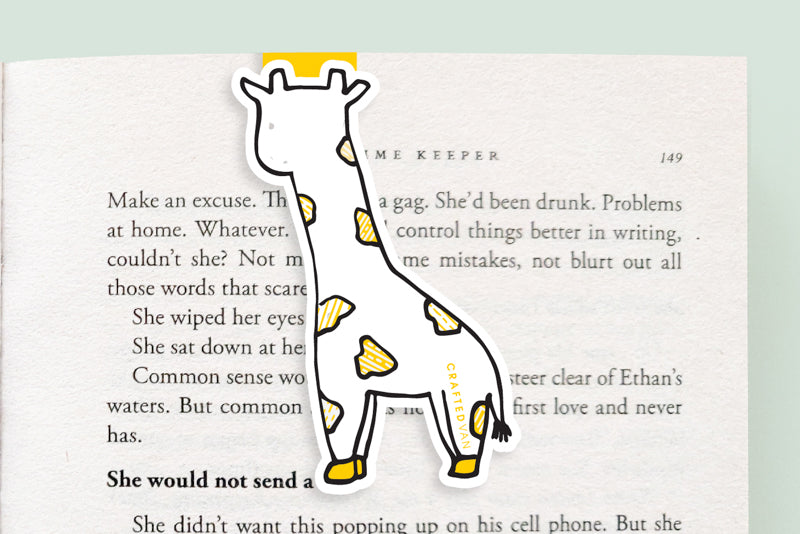 Giraffe Magnetic Bookmark (Jumbo)