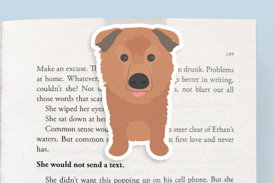 Golden Shepherd Dog Magnetic Bookmark (Jumbo)