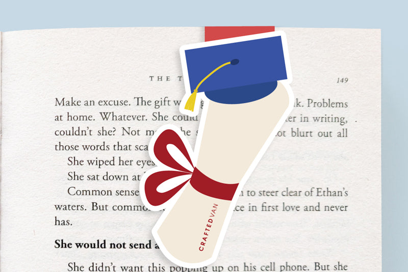 Graduation Diploma Magnetic Bookmark (Jumbo)