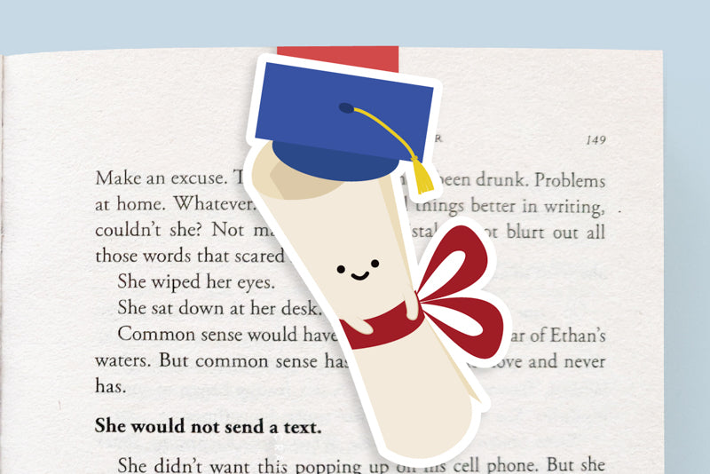 Graduation Diploma Magnetic Bookmark (Jumbo)