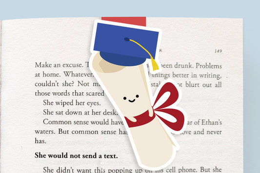 Graduation Diploma Magnetic Bookmark (Jumbo)