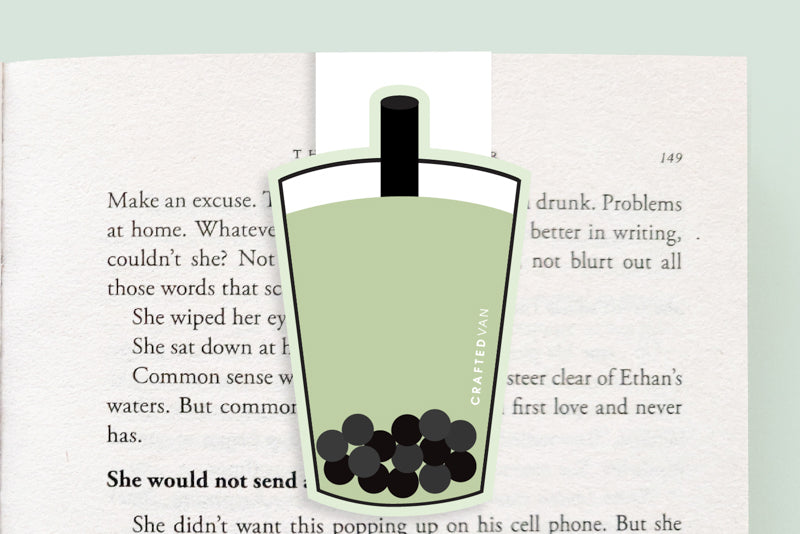 Bubble Tea Magnetic Bookmark (Jumbo)