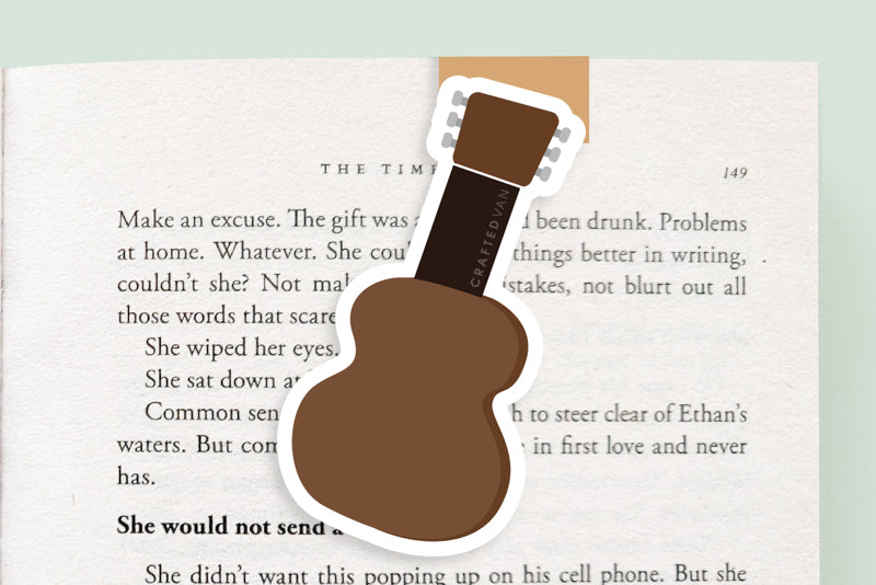 Guitar Magnetic Bookmark (Jumbo)